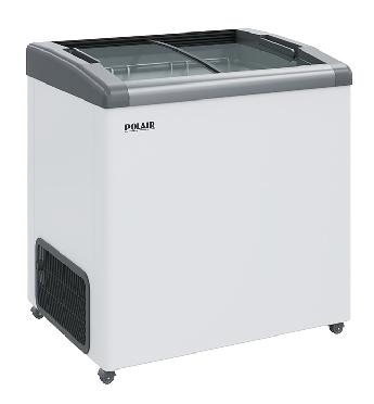 Морозильный ларь с изогнутым стеклом DF120C-P