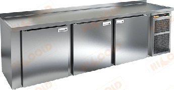 BR-111/SNK стол охл. (-2+10), 3 двери, под кеги, 2840х600х850мм, HICOLD RUS 