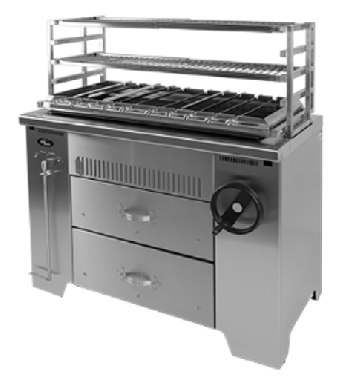 Мангал многофункциональный угольный УММ/2 (ROBATA L1200)