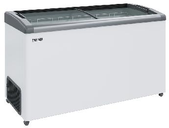 Морозильный ларь с изогнутым стеклом DF140C-P
